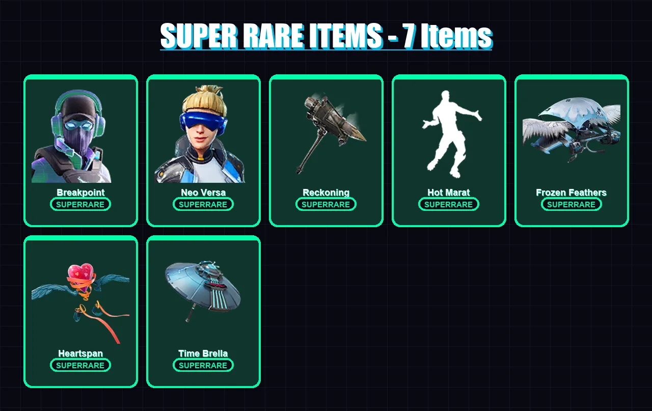 [PC/XBOX] | Breakpoint | Neo Versa | Zenith | Midas | Musha | 140 skin | 202 pickaxe | 134 emote | 160 glider | Lv2469