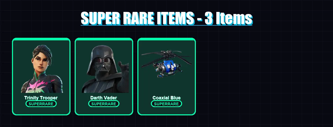 [PS4/PS5/XBOX/PC] | Trinity Trooper | Darth Vader | Moisty Merman | 111 skin | Lv959