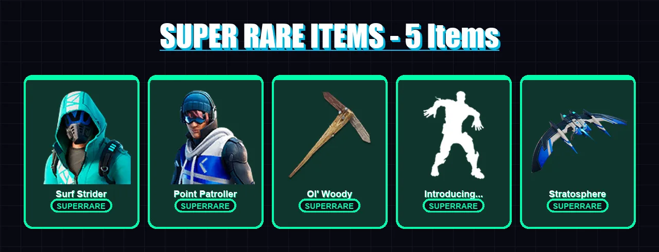 [PC/XBOX/PSN] | Surf Strider | Point Patroller | Joey | Predator | Fade | 76 skin | 89 pickaxe | 61 emote | 77 glider | Lv1665 — Fortnite account