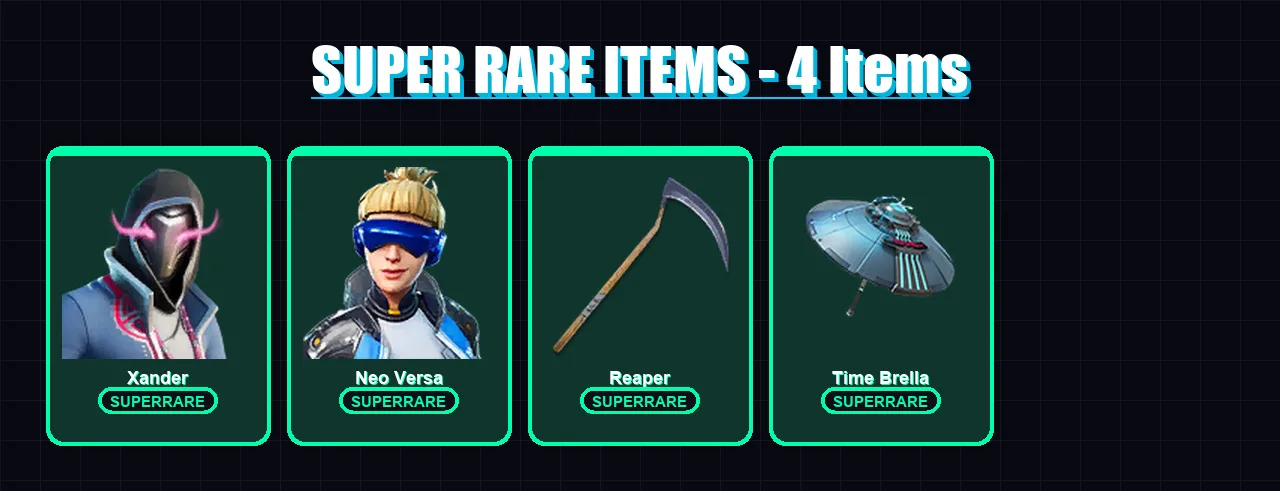 [PC/XBOX] | Xander | Neo Versa | Mizuki | Backlash | Torin | 125 skin | 164 pickaxe | 115 emote | 142 glider | Lv2899