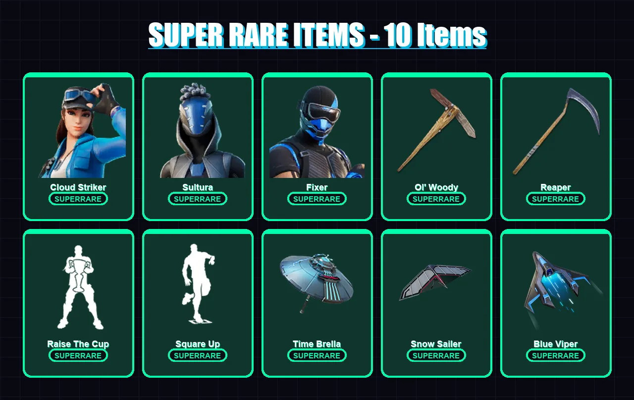 [PS4/PS5/XBOX/PC] | Cloud Striker | Sultura | Fixer | Kado Thorne | Renzo the Destroyer | 180 skin | 206 pickaxe | 175 emote | 162 glider | Lv2848 — Fortnite account