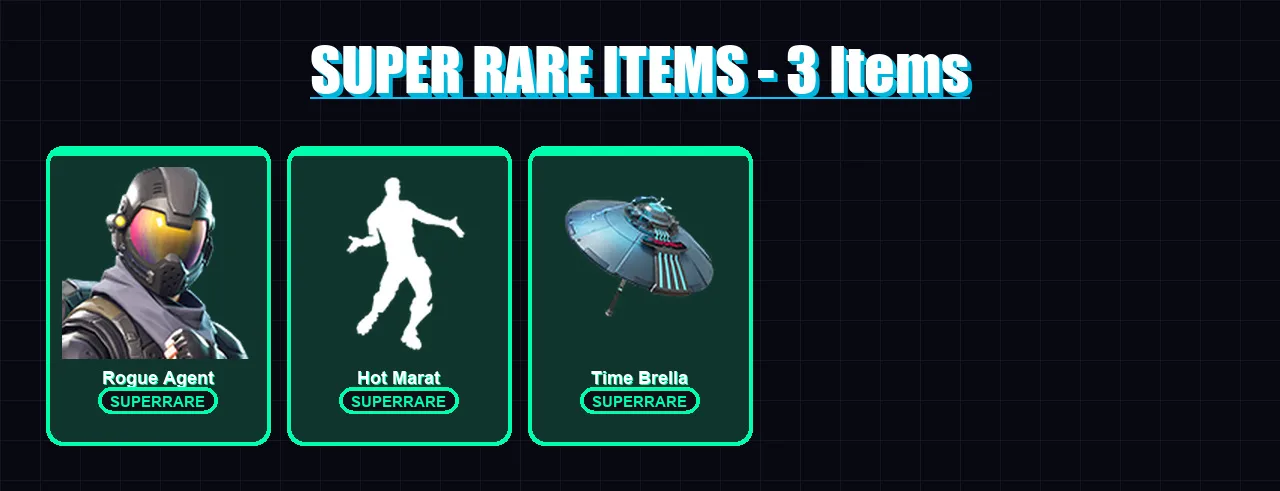 [PC/XBOX/PSN] | Rogue Agent | Ruin | Fade | Fusion | The Ice King | 58 skin | 57 pickaxe | 62 emote | 59 glider | Lv757