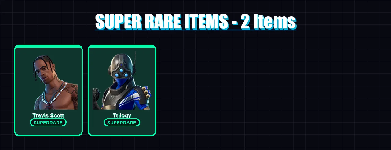 [PC/XBOX] | Travis Scott | Trilogy | Gear Specialist Maya | Wild Card | Midas | 31 skin | 30 pickaxe | 38 emote | 38 glider | Lv457 — Fortnite account