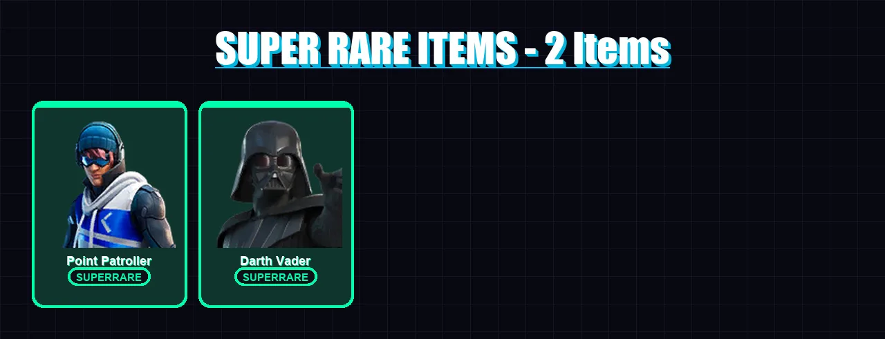 [PC/XBOX] | Point Patroller | Darth Vader | Raz | Predator | Ronin | 119 skin | 135 pickaxe | 96 emote | 123 glider | Lv1972