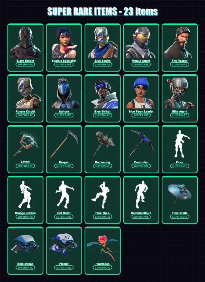 [PS4/PS5/XBOX/PC] | Black Knight | Sparkle Specialist | Blue Squire | 128 skin | Lv1529