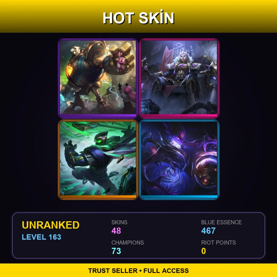 LAN | Lv163 | Unranked | 48 Skin | 73 Champ — Victorious Blitzcrank