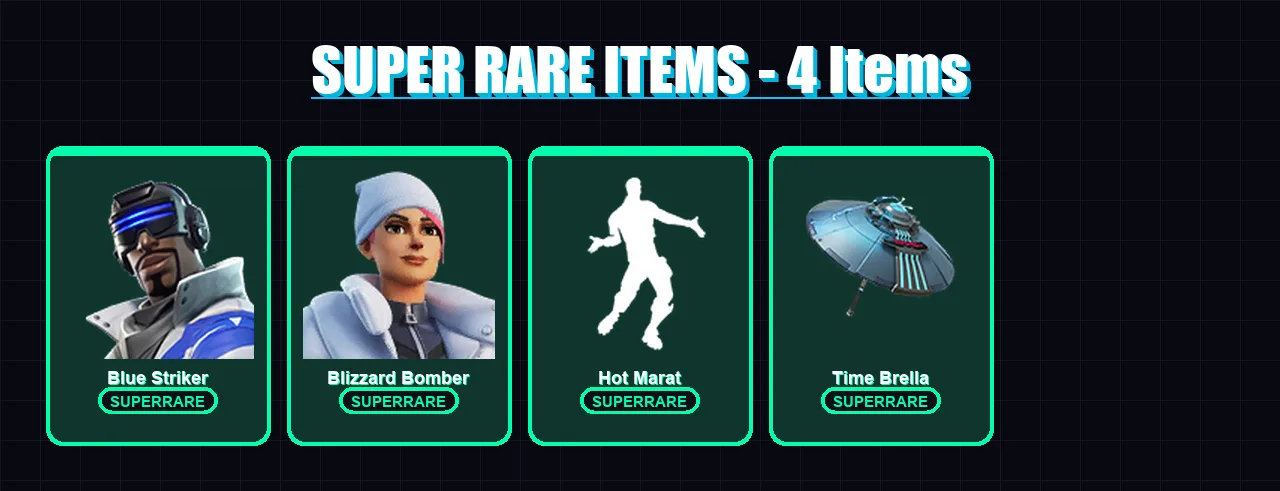 [PS4/PS5/XBOX/PC] | Blue Striker | Blizzard Bomber | The Scientist | Fade | The Prisoner | 73 skin | 82 pickaxe | 101 emote | 80 glider | Lv1431