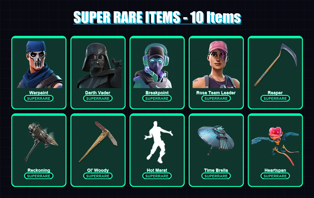[PC/XBOX/PSN] | Warpaint | Darth Vader | Breakpoint | Rose Team Leader | Drift | 157 skin | 160 pickaxe | 152 emote | 156 glider | Lv1792 — Fortnite account