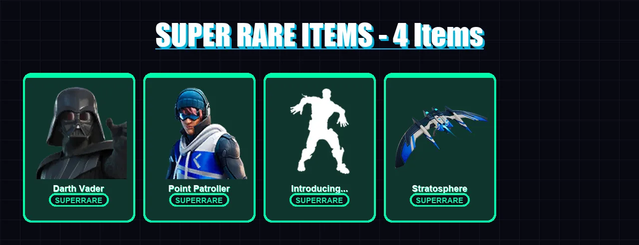 [PC/XBOX] | Darth Vader | Point Patroller | Gear Specialist Maya | Ronin | Mandalorian | 84 skin | 101 pickaxe | 73 emote | 98 glider | Lv1366