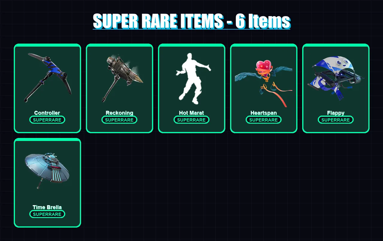 [PS4/PS5/XBOX/PC] | Dire | Rox | Calamity | Drift | Blackheart | 47 skin | 55 pickaxe | 68 emote | 61 glider | Lv716