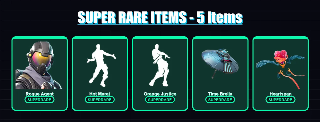 [PC/XBOX/PSN] | Rogue Agent | The Visitor | Drift | Enforcer | Blackheart | 54 skin | 46 pickaxe | 65 emote | 52 glider | Lv554
