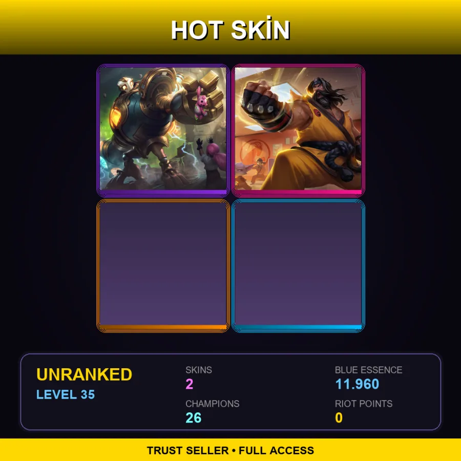 EUNE | Lv35 | Unranked | 2 Skin | 26 Champ — Victorious Blitzcrank