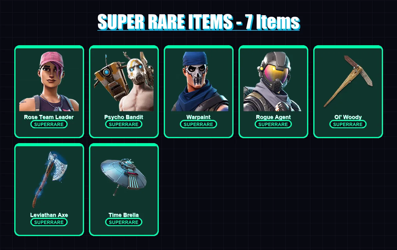 [PC/XBOX/PSN] | Rose Team Leader | Psycho Bandit | Warpaint | 179 skin | Lv2740