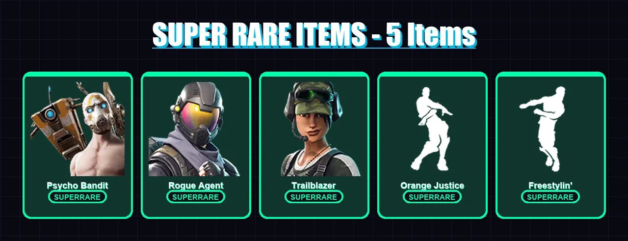 [PC/XBOX/PSN] | Psycho Bandit | Rogue Agent | Trailblazer | Drift | Carbide | 10 skin | 12 pickaxe | 20 emote | 11 glider | Lv286