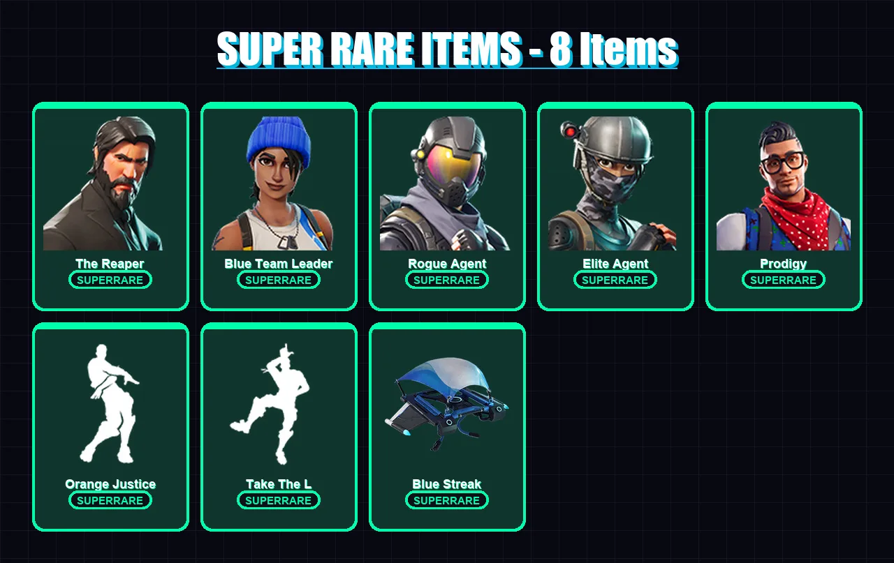 [PC/XBOX/PSN] | The Reaper | Blue Team Leader | Rogue Agent | Elite Agent | Prodigy | 39 skin | 17 pickaxe | 33 emote | 30 glider | Lv365 — Fortnite account