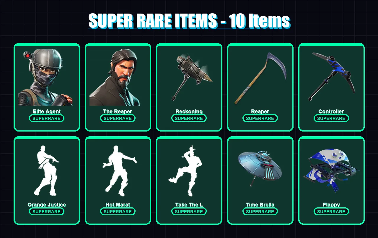 [PC/XBOX] | Elite Agent | The Reaper | The Ageless | Lynx | Ragnarok | 102 skin | 92 pickaxe | 93 emote | 86 glider | Lv1219