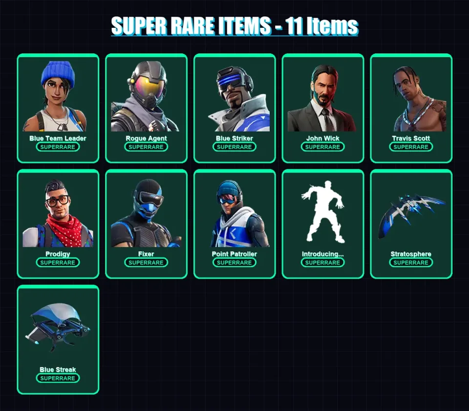 [PS4/PS5/XBOX/PC] | Blue Team Leader | Rogue Agent | Blue Striker | 163 skin | Lv1404 — main preview