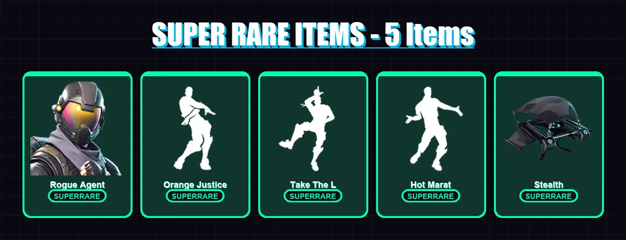 [PC/XBOX/PSN] | Rogue Agent | Enforcer | The Visitor | Love Ranger | Drift | 26 skin | 16 pickaxe | 31 emote | 24 glider | Lv360