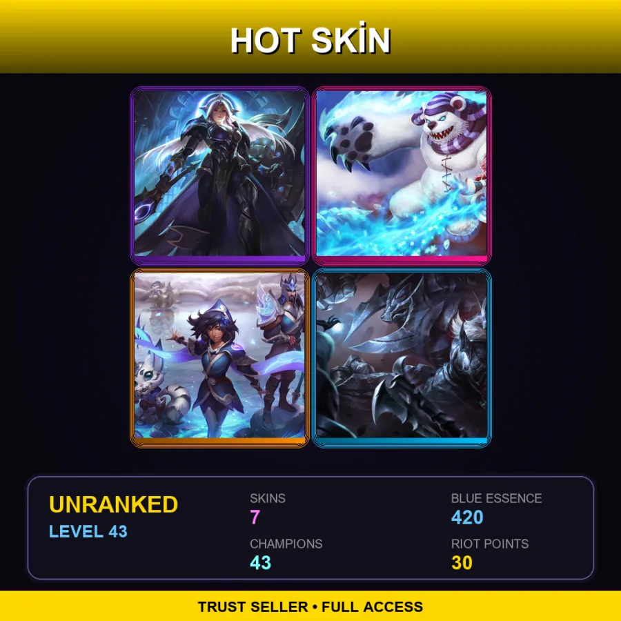LAS | Lv43 | Unranked | 7 Skin | 43 Champ — Marauder Alistar