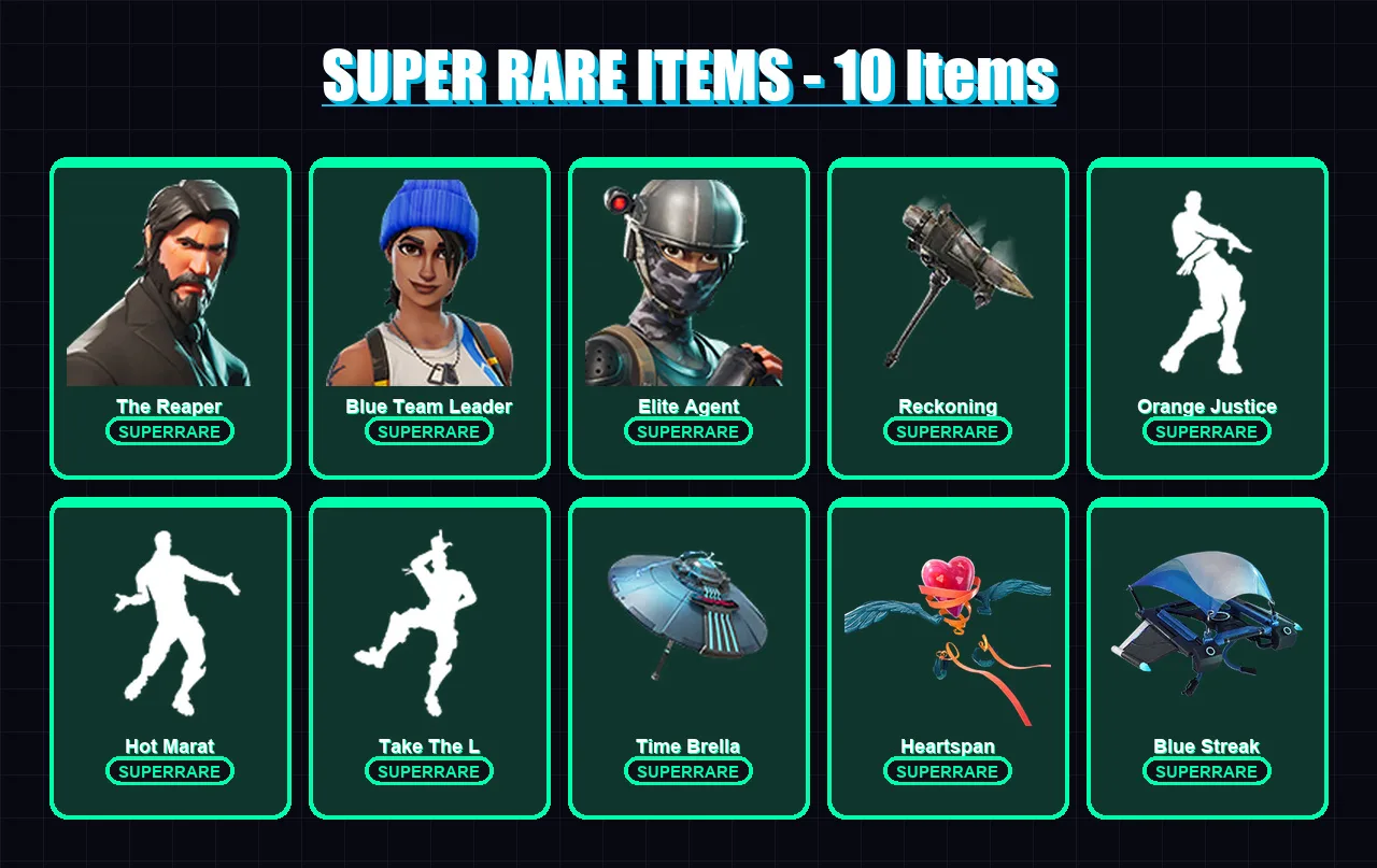 [PC/XBOX] | The Reaper | Blue Team Leader | Elite Agent | Zenith | Blackheart | 87 skin | 89 pickaxe | 78 emote | 89 glider | Lv1333