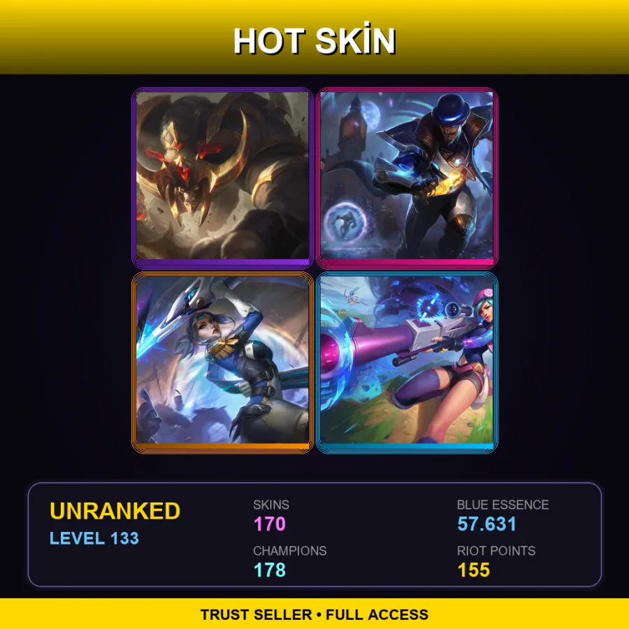 VN | Lv133 | Unranked | 170 Skin | 178 Champ — Headmistress Fiora