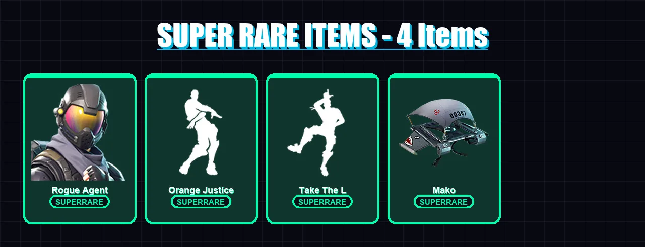 [PC/PSN] | Rogue Agent | Drift | Carbide | Omega | Valor | 14 skin | 9 pickaxe | 11 emote | 14 glider | Lv174