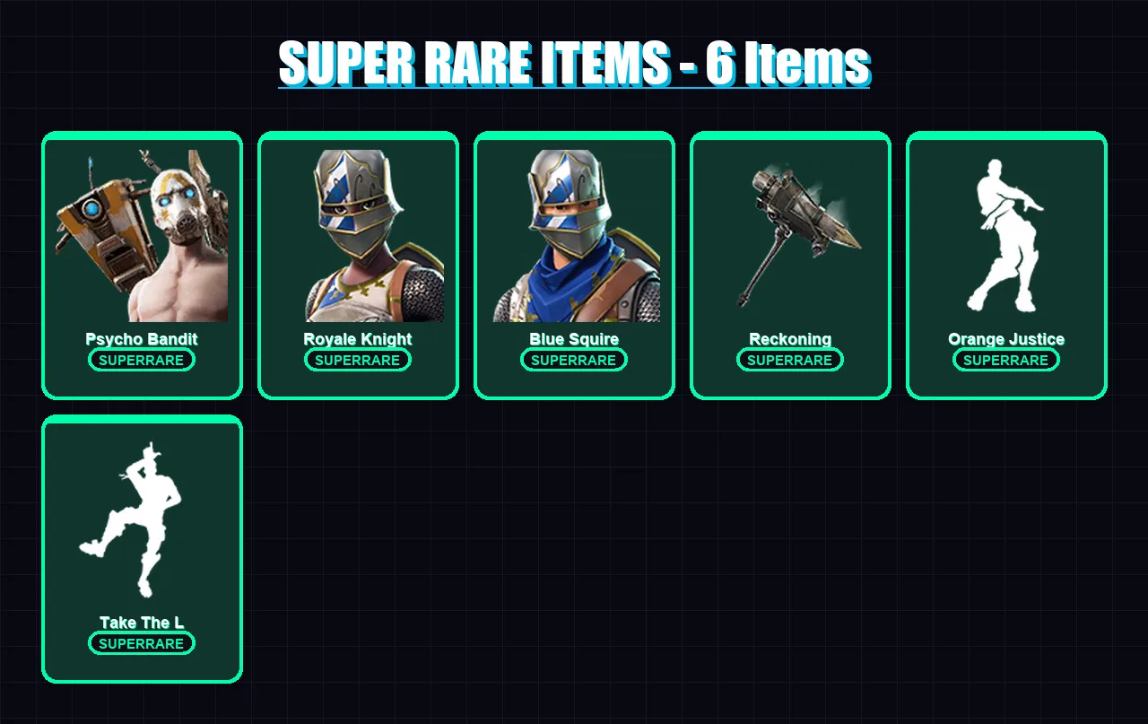 [PS4/PS5/XBOX/PC] | Psycho Bandit | Royale Knight | Blue Squire | Valor | Drift | 24 skin | 50 pickaxe | 31 emote | 43 glider | Lv679 — Fortnite account