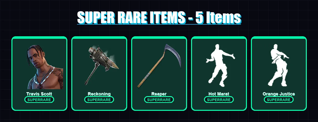 [PS4/PS5/XBOX/PC] | Travis Scott | Calamity | Drift | Omega | The Visitor | 62 skin | 58 pickaxe | 67 emote | 68 glider | Lv860