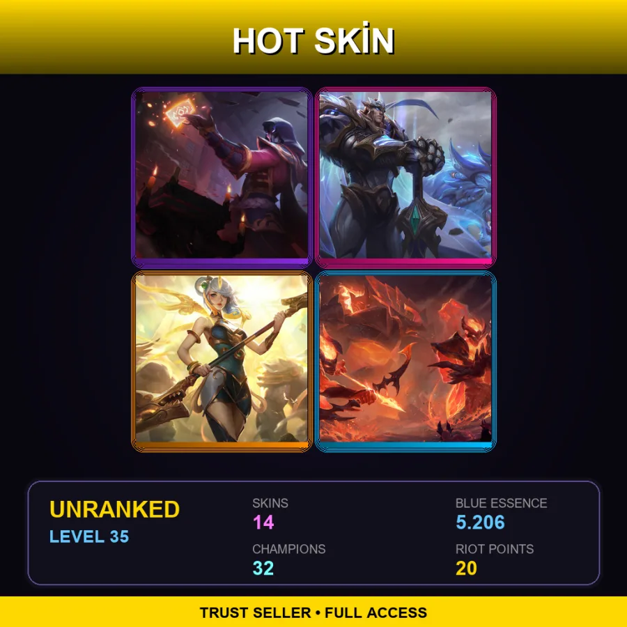 LAN | Lv35 | Unranked | 14 Skin | 32 Champ — Badger Teemo