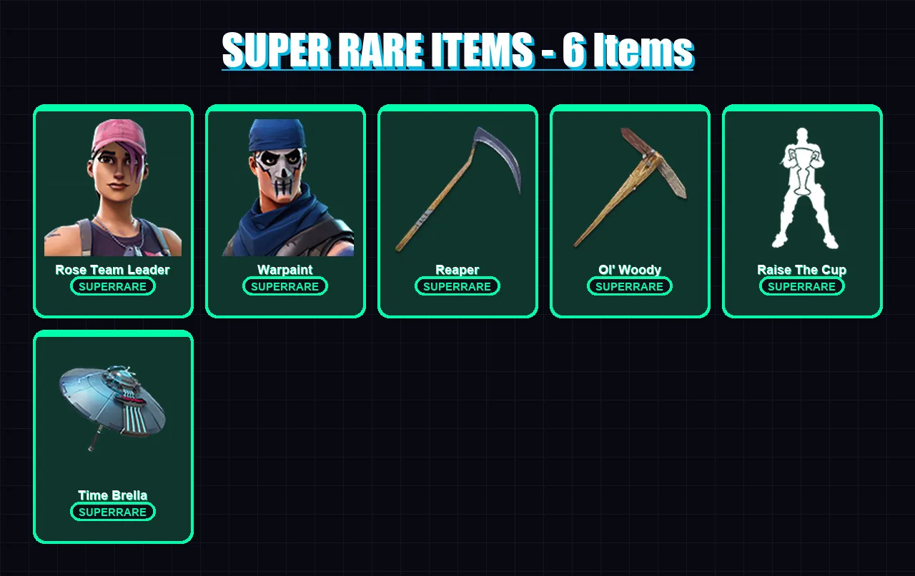 [PC/PSN] | Rose Team Leader | Warpaint | Catalyst | Midas | Fusion | 125 skin | 127 pickaxe | 100 emote | 95 glider | Lv1169