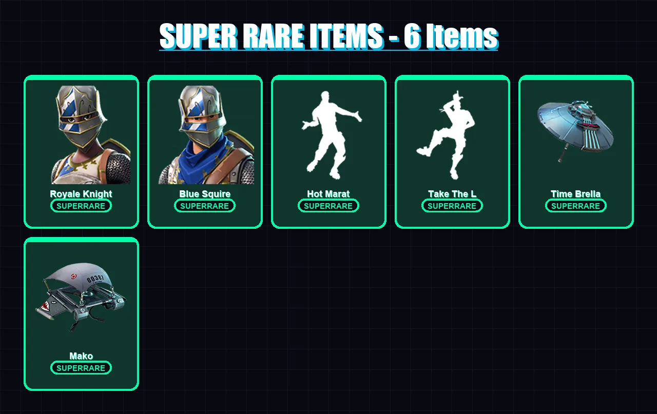 [PC/PSN] | Royale Knight | Blue Squire | Drift | Zuko | Moonwalker | 11 skin | 23 pickaxe | 39 emote | 26 glider | Lv503 — Fortnite account