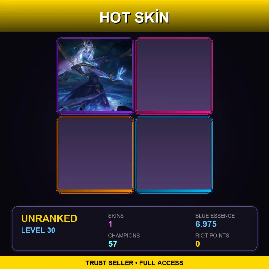 VN | Cosmic Lux | 1 Skin | 57 Champ | Lv30