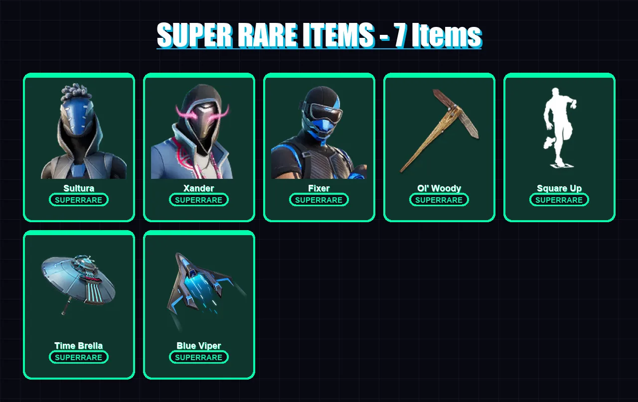 [PS4/PS5/XBOX/PC] | Sultura | Xander | Fixer | Kymera | Paradigm (Reality-659) | 96 skin | 150 pickaxe | 97 emote | 133 glider | Lv1598