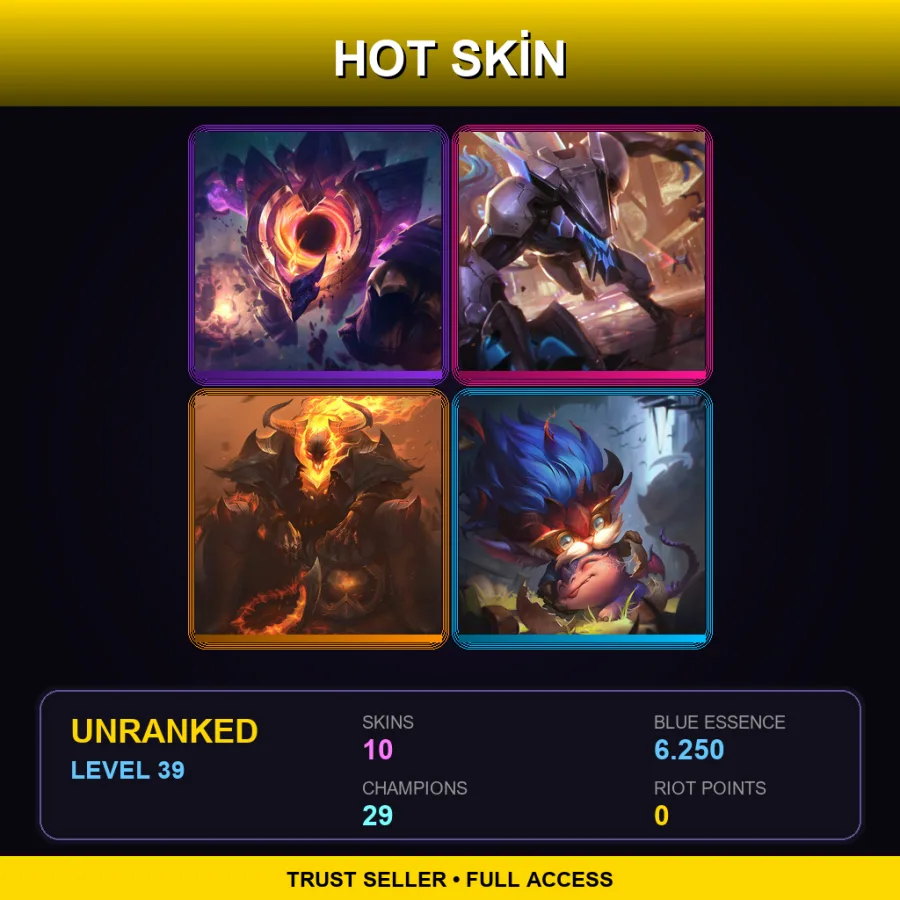 LAS | Lv39 | Unranked | 10 Skin | 29 Champ — Gravelord Azir
