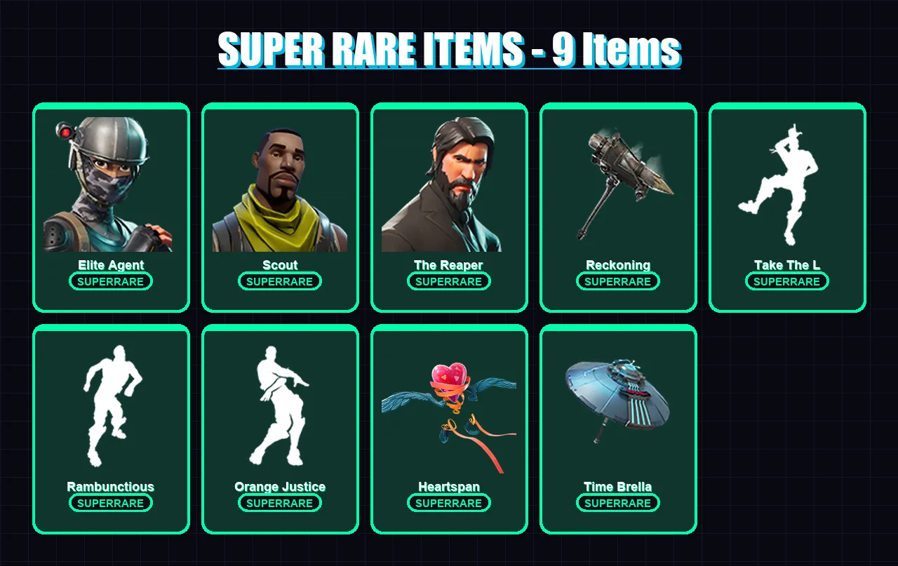 [PC/PSN] | Elite Agent | Scout | The Reaper | Renzo the Destroyer | Enforcer | 71 skin | 75 pickaxe | 85 emote | 75 glider | Lv1321 — Fortnite account