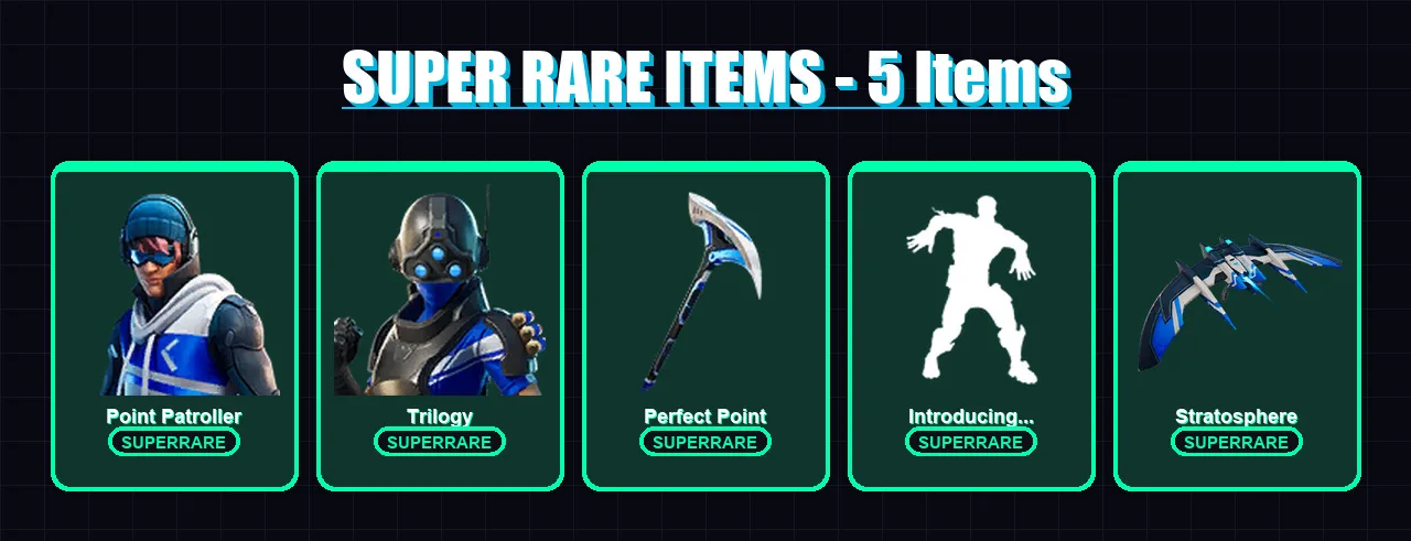 [PC/XBOX/PSN] | Point Patroller | Trilogy | Sorana | Deadpool | Fusion | 27 skin | 33 pickaxe | 53 emote | 35 glider | Lv696