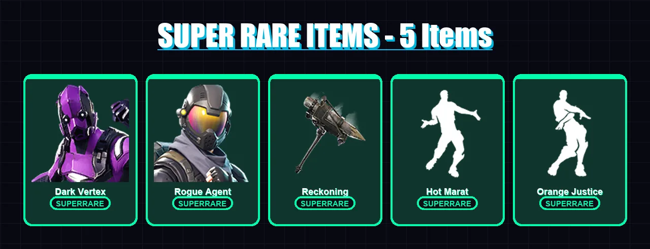[PC/XBOX/PSN] | Dark Vertex | Rogue Agent | Omega | Midas | Dire | 100 skin | 61 pickaxe | 82 emote | 61 glider | Lv712 — Fortnite account
