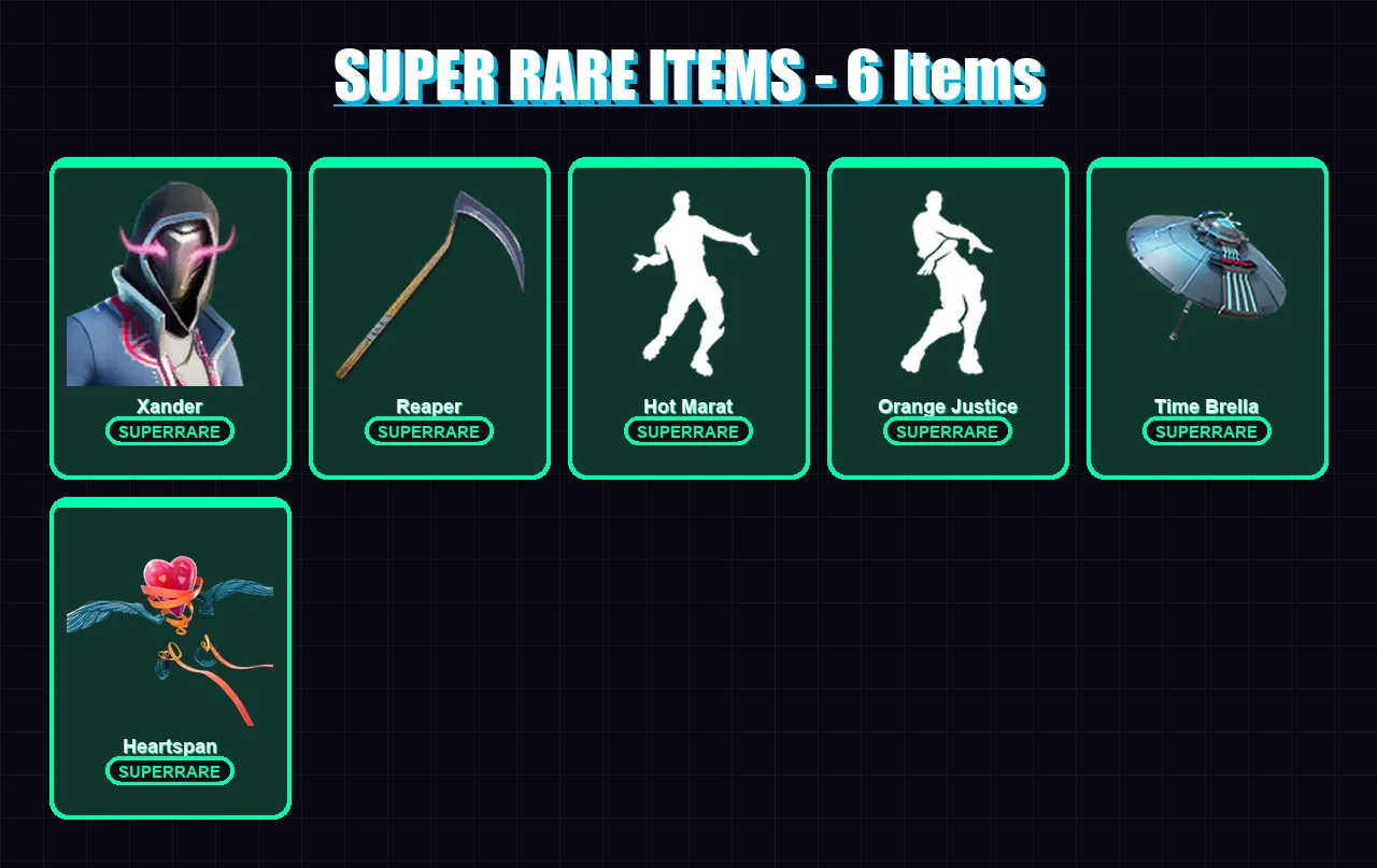 [PC/PSN] | Xander | Hybrid | Sorana | The Ice King | Ultima Knight | 81 skin | 101 pickaxe | 94 emote | 109 glider | Lv1485