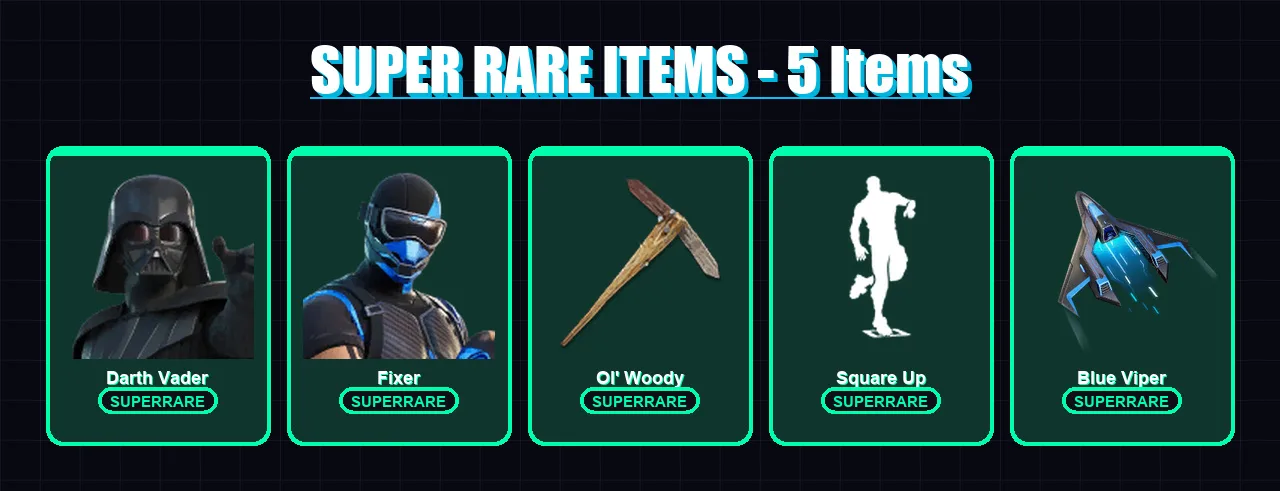 [PS4/PS5/XBOX/PC] | Darth Vader | Fixer | Twyn | The Cube Queen | Driftwalker | 117 skin | 123 pickaxe | 81 emote | 100 glider | Lv1648