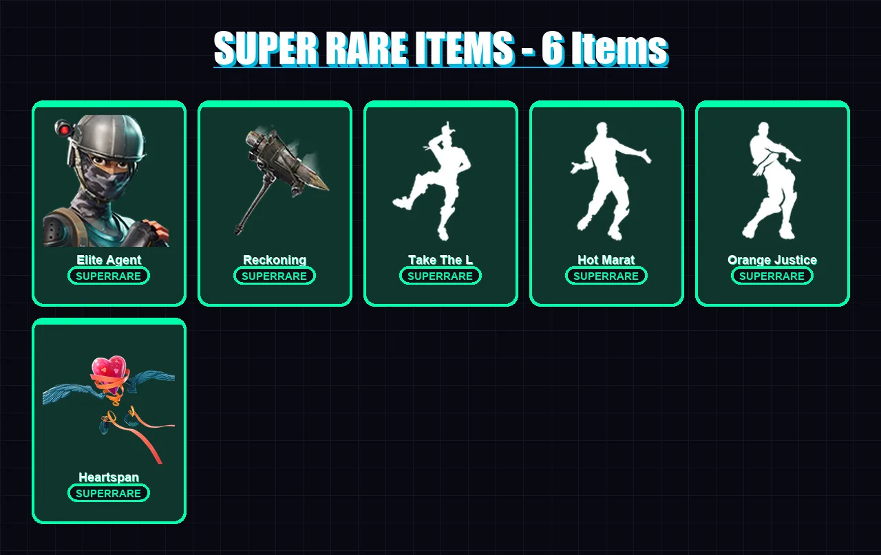 [PC/XBOX/PSN] | Elite Agent | Carbide | Omega | Zenith | The Prisoner | 75 skin | 118 pickaxe | 96 emote | 90 glider | Lv1781