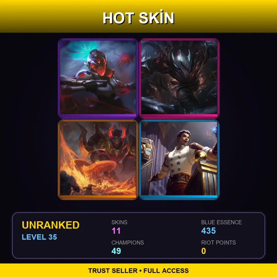 LAS | Lv35 | Unranked | 11 Skin | 49 Champ — Reverse Annie