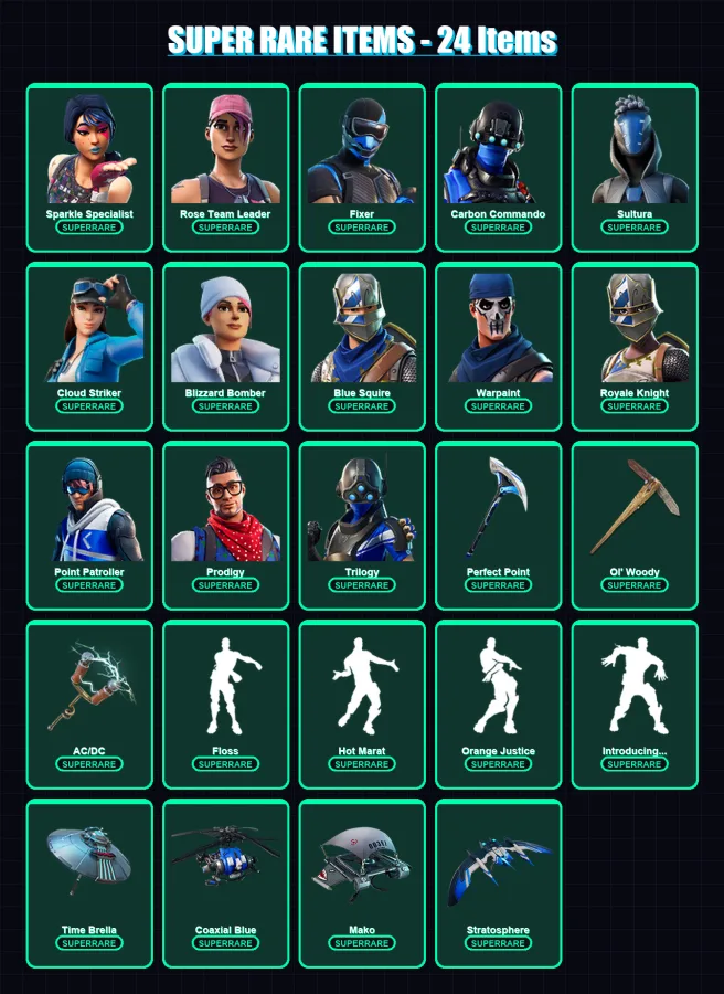 [PS4/PS5/XBOX/PC] | Sparkle Specialist | Rose Team Leader | Fixer | 197 skin | Lv3850