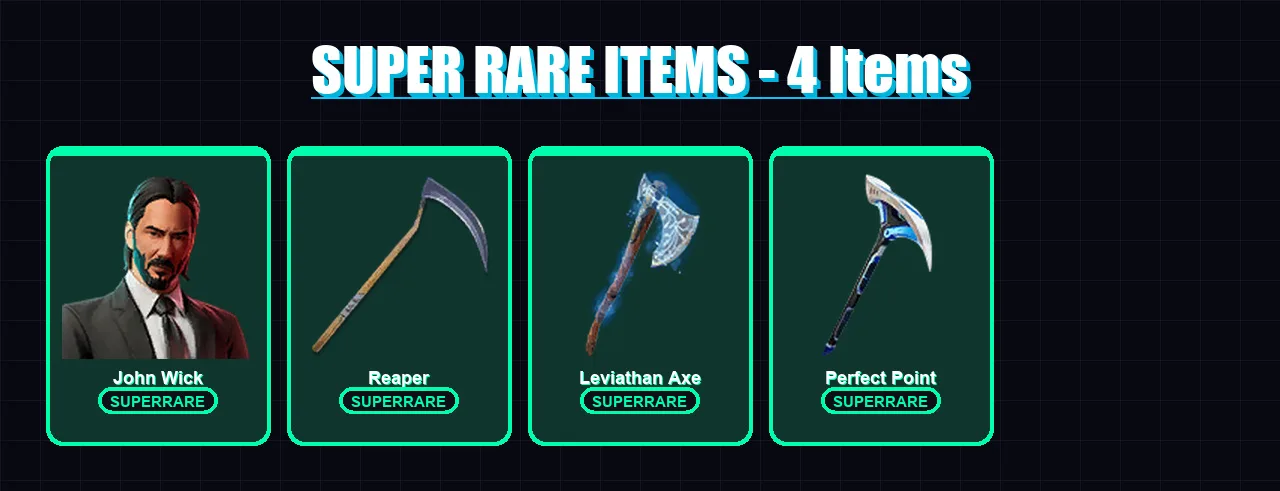 [PS4/PS5/XBOX/PC] | John Wick | Mandalorian | Fade | Snap | Mecha Cuddle Master | 196 skin | 161 pickaxe | 93 emote | 94 glider | Lv1016