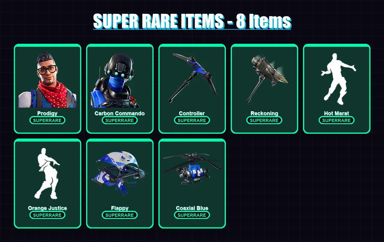 [PC/XBOX/PSN] | Prodigy | Carbon Commando | Zenith | Wukong | Love Ranger | 77 skin | 43 pickaxe | 69 emote | 49 glider | Lv437