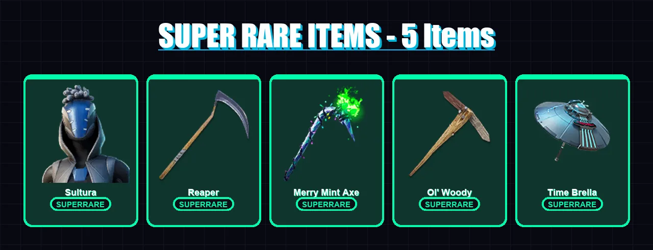 [PC/XBOX] | Sultura | Nezumi | Ultima Knight | The Imagined | Ruin | 246 skin | 291 pickaxe | 191 emote | 224 glider | Lv3285 — Game account
