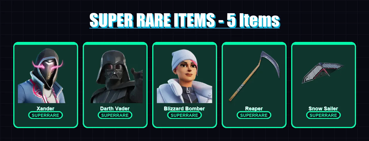 [PS4/PS5/PC] | Xander | Darth Vader | Blizzard Bomber | The Imagined | Optimus Prime | 214 skin | 242 pickaxe | 180 emote | 155 glider | Lv2837