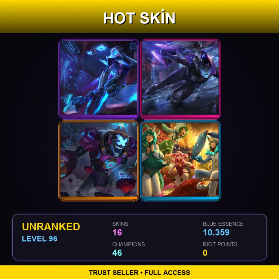 LAS | Lv96 | Unranked | 16 Skin | 46 Champ — Guardian Of The Sands Xerath