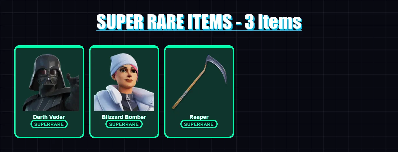 [PS4/PS5/XBOX/PC] | Darth Vader | Blizzard Bomber | The Imagined | Dynamo Dancer | Torin | 164 skin | 215 pickaxe | 169 emote | 171 glider | Lv3602