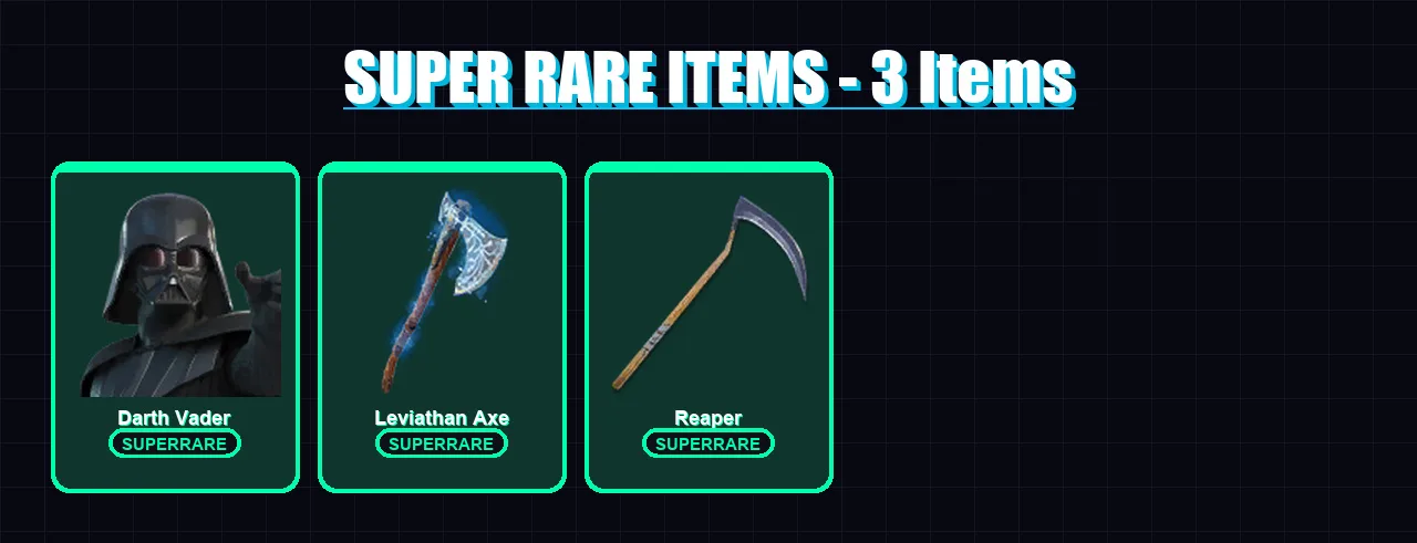 [PS4/PS5/XBOX/PC] | Darth Vader | Son Goku | Ronin | Snap | Midas | 106 skin | 116 pickaxe | 112 emote | 102 glider | Lv2020