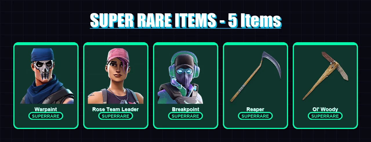 [PC/XBOX/PSN] | Warpaint | Rose Team Leader | Breakpoint | Gear Specialist Maya | Catalyst | 104 skin | 127 pickaxe | 79 emote | 105 glider | Lv1413